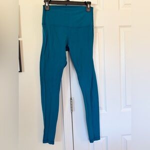 Lululemon Teal High-Waisted Leggings